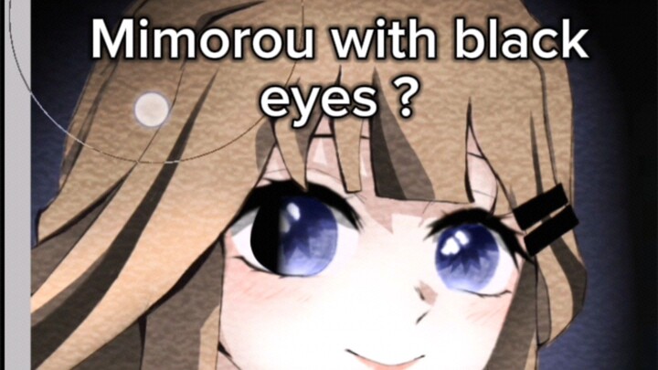 Mimo with black eyes?? ||ngikut trend walau telat