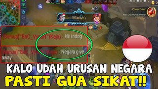 AKSI BELA NEGARA!! MENGHINA NEGARA GUA?? LANGSUNG GUA BANTAI TANPA AMPUN!! - Mobile Legends