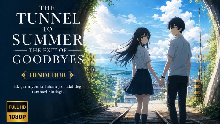 The Tunnel to Summer, the Exit of Goodbyes | Hindi Dubbed | Full Movie.