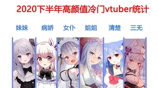 2020下半年高颜值冷门vtuber统计