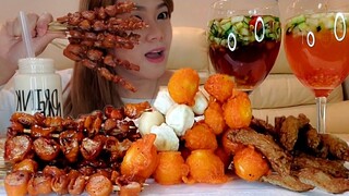 KANTO STYLE TUSOK TUSOK / PHILIPPINES STREETFOOD MUKBANG /JAZZEATS