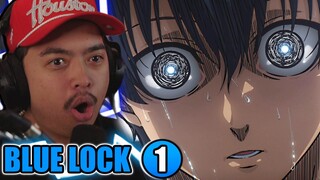 My FIRST Sports Anime! || Blue Lock Episode 1 REACTION