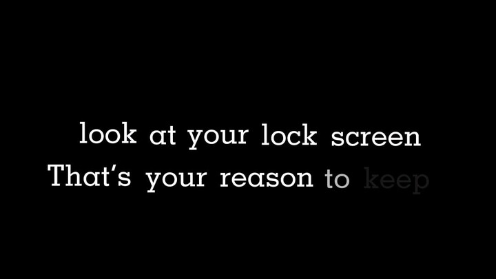 Look at ur lockscreen