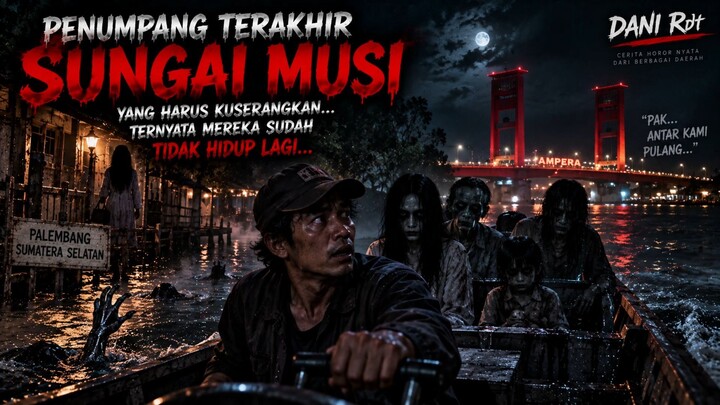 AWALNYA CUMA 1 WANITA YANG NAIK… DI TENGAH SUNGAI PENUMPANGNYA JADI 4! | Horor Sungai Musi