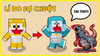 ĐÂY LÀ LÍ DO DORAEMON CỰC KÌ SỢ CHUỘT TRONG MINECRAFT*TÔ GÀ VÀ SINH NHẬT DORAEMON