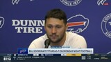 Josh Allen put his team up 41 to 7 and left the game with 16 minutes to play