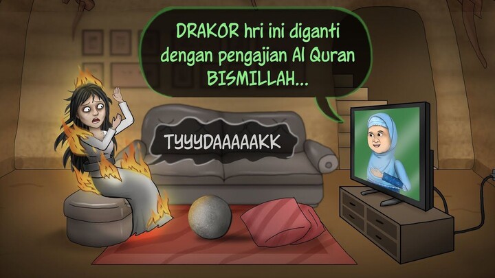 Kegiatan Hantu di Bulan Puasa 2  Kompilasi #HORORKOMEDI Kartun Lucu, Animasi Lucu