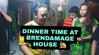 DINNER TIME AT BRENDAMAGE HOUSE 🏡|SUPER SAYAAAA LANG @Brenda Mage @Inday Katok