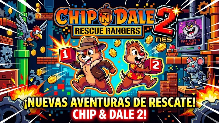 Chip 'n Dale: Rescue Rangers 2 | Full Gameplay (NES)