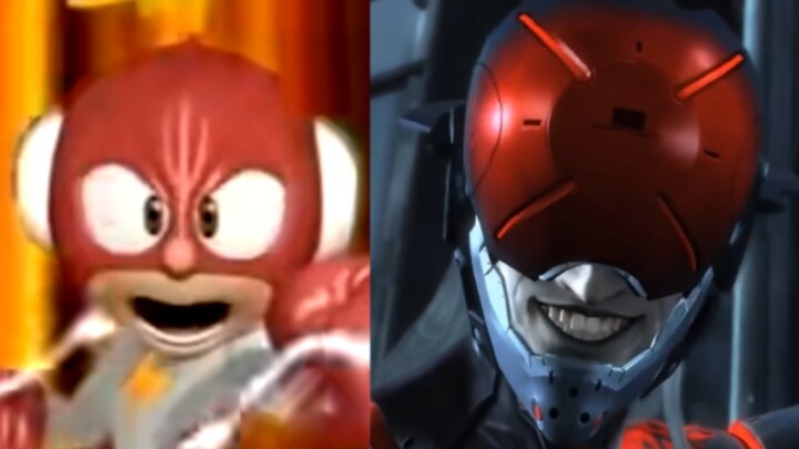 I found that the electric shock boy and the monsoon are a bit similar... [Metal Gear Rising Revengea