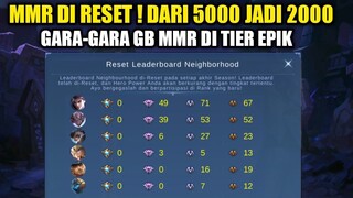 GARA-GARA GB MMR DI EPIK ! SEMUA MMR DI RESET DARI 5000 KE 2000 !! SEKARANG SUPREME CUMA BUTUH 2000