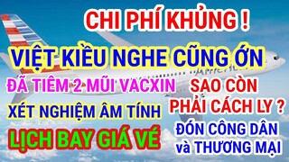 MỞ BAY THƯƠNG MẠI |  CHI PHÍ THẾ NÀY AI DÁM ĐI | VIỆT KIỀU CÒN DÁM VỀ ?