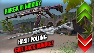 HASIL POLLING GIVE BACK BUNDLE! DAN HARGA SENJATA DINAIKIN DI EPS 3? | Valorant Indonesia