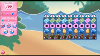 Special coconut wheel + color bombs + striped candies mix level | Candy crush saga