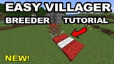 Easy Villager Breeder Tutorial Minecraft 1.18 NEW