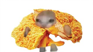 ครัวซองต์แมว แต่สเต็กไก่ชิ้นโต