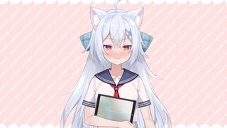 【新V】13秒认识一个白毛萝莉