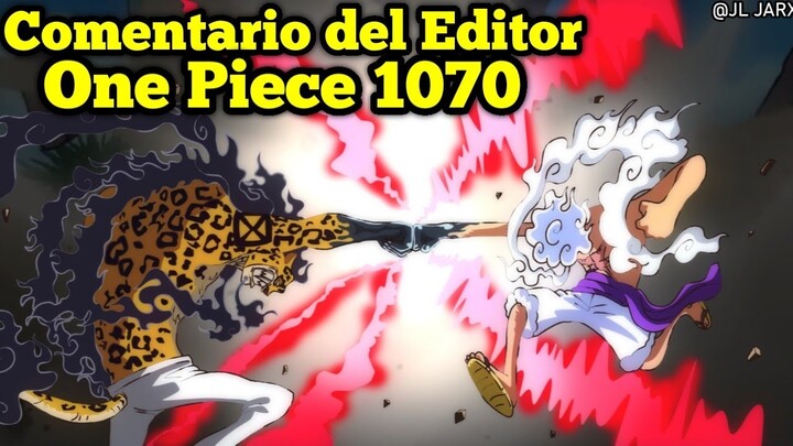 Comentario del Editor para el Capitulo 1070 de One Piece: UN FINAL DE AÑO ÉPICO!