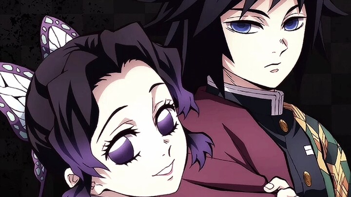 被蝴蝶戳戳老开心了吧义勇先生～