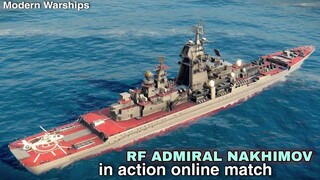 Modern Warships: RF ADMIRAL NAKHIMOV in action.