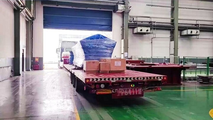 The MAN 18V32/40 engine blocks have been shipped to South Korea on New Year's Day 2026.