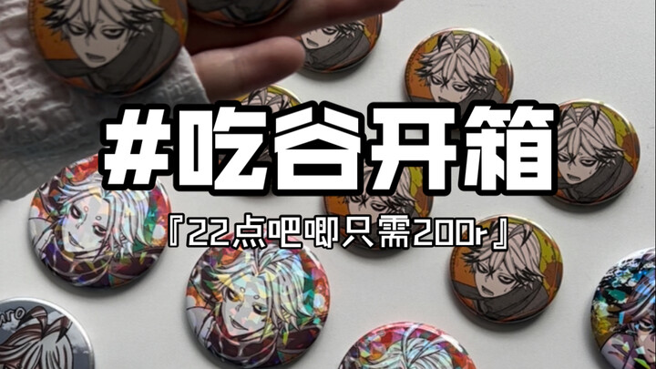 【吃谷开箱】2块钱一个的吧唧也是让我吃上了/怎么没人告诉我当冷门妈这么爽啊