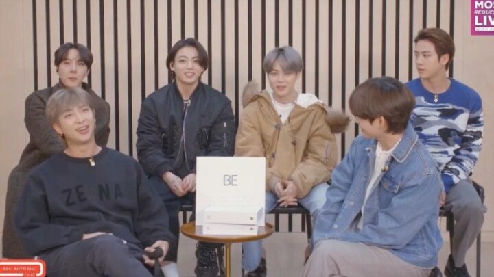 【BTS】Cute Jimin suddenly topples over while sitting—so adorable!