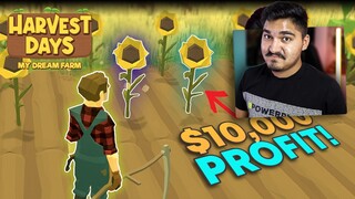 10,000$ PROFIT By Selling CROPS! - HARVEST DAYS #4