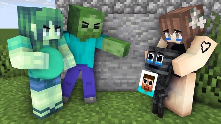 Monster School : Poor Baby Zombie Season 2 All Episode 1 Hour - Sad Story - Minecraft Animation