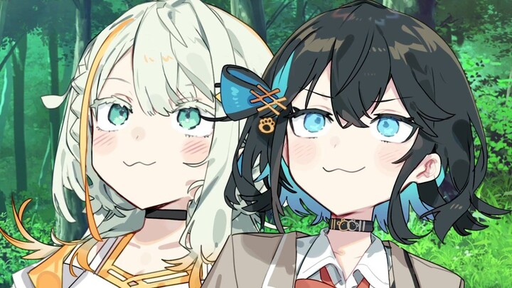 The two of them could only look up.