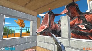 Survive with 120x Vicious Enemies. FPS Perspective! Animal Revolt Battle Simulator