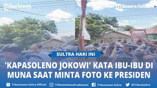 Viral Aksi Nekat Ibu-ibu di Muna Adang Mobil Presiden Jokowi hingga Berhenti di Tengah Jalan