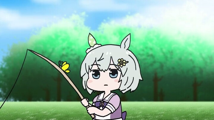 [ Uma Musume: Pretty Derby 4-frame comic animation] A world where the strong prey on the weak