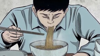 The man's behavior was abnormal! He ate six bowls of noodles in one go and almost ate himself to dea