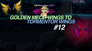 GOLDEN MECH-WINGS TO TORMENTOR WINGS #12 | Pixel Worlds