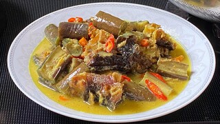 Cara masak gulai ikan asap mudah kuah gurih