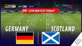 [LIVE] GERMANY vs SCOTLAND | UEFA Euro 2024 | Full Match Streaming Simulation & Recreation