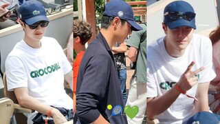 240609 Wang Yibo French Open Men's Singles Final | Roland Garros 2024 💚🎾