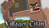 Minigame Biến Dân làng thành Titan Khổng lồ bảo vệ làng trong Minecraft