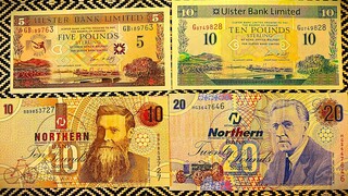 Обзор на коллекцию банкнот Ирландии