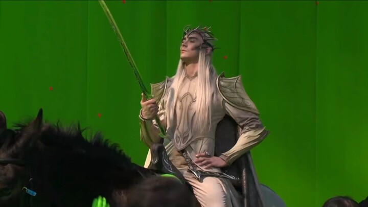 The Elf King in the BTS footage is otherworldly—absolutely breathtaking! A truly peerless beauty!