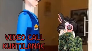 video call kuntilanak part 2 || cerita hantu versi zepeto