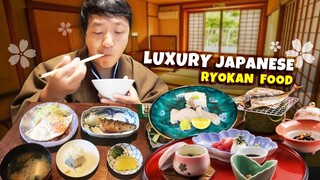 12 Course LUXURY JAPANESE Kaiseki Feast at 500-YEAR-OLD Hotel (Ryokan Review)