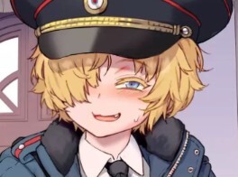 The little police officer is happy to serve you