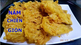 NẤM CHIÊN GIÒN | ẩm thực phùng tấn