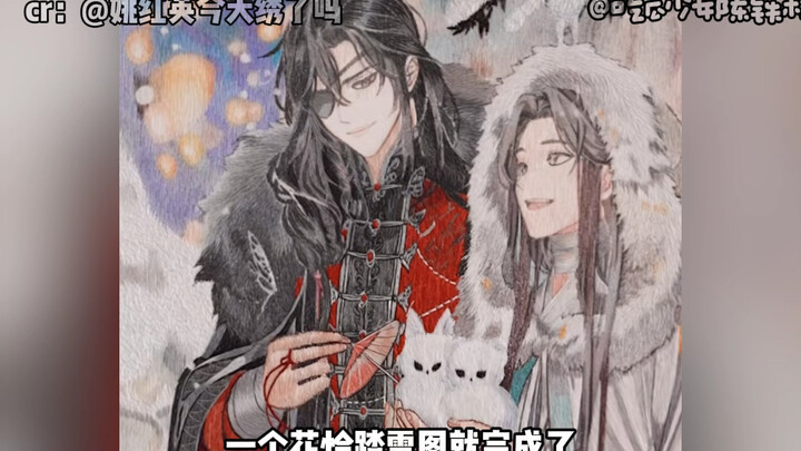 我一眼就看出来这是我的妈妈！#二次元 #苏绣 #天官赐福  #阿尼亚