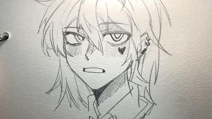 Draw a head at original speed