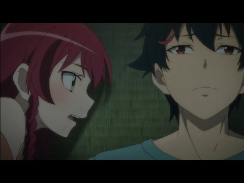 Emi sleeps at Maou's house  Hataraku Maou-sama!! season 2 English