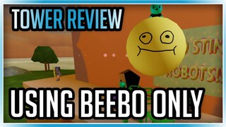 Tower Heroes - Using Beebo Only + Tower Review | ROBLOX