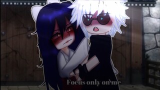 Focus only on me|meme|jjk| ft Jealous Gojo Satoru x Utahime + Shoko